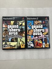 Usado, Sony Playstation 2 (PS2) GTA San Andreas & Vice City completo testado na caixa comprar usado  Enviando para Brazil