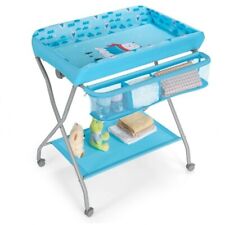 Baby Changing Table Folding Baby Diaper Changing Station w/ Large Storage Basket for sale  Shipping to South Africa