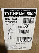 CAJA DE 6 OVEROLES DUPONT 5XL Tychem® 6000 gris ropa protectora industrial segunda mano  Embacar hacia Mexico