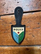 Insigne cuir police d'occasion  Fougères