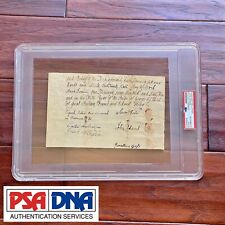 JOHN ADAMS * PSA/DNA * Handwritten Autograph Document Mentions George III Signed for sale  Shipping to South Africa
