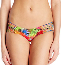 Luli Fama Multi Color Braided Bikini Bottom L75440 Women's Sz L for sale  Shipping to South Africa