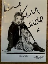 Kim wilde signed for sale  SHEFFIELD