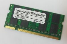 2GB DDR2 PC2-5300S Samsung SO-DIMM 667MHz Notebook Speicher comprar usado  Enviando para Brazil