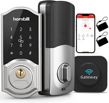 WiFi Smart Locks Deadbolt with Keypad, Hornbill Keyless Entry Digital Front Door for sale  Shipping to South Africa