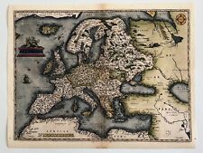 Mapa del Viejo Mundo de Europa de los años 1600 Mapas Antiguos Estilo Vintage Cartel Impreso segunda mano  Embacar hacia Argentina