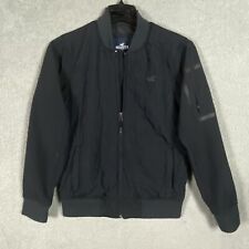 Jaqueta Bomber Hollister Masculina Pequena Preta Zíper Completo Acolchoada Macia Manga Longa, usado comprar usado  Enviando para Brazil