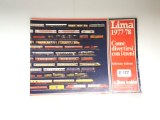 Lima catalogo treni usato  Zoagli