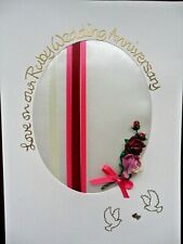 Ruby anniversary greetings for sale  SOLIHULL