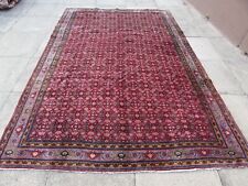 Alfombra tradicional vintage hecha a mano oriental de lana roja azul alfombra grande 294x196 cm segunda mano  Embacar hacia Mexico