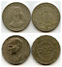 (Lote de 70 monedas) 1901 Brasil Brasil 200 Reis Liberty Coin & 1938-42 Getulio Vargas segunda mano  Embacar hacia Mexico
