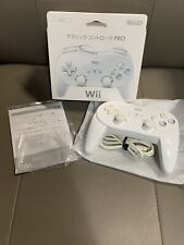 Controle clássico oficial Nintendo Wii Pro branco usado na caixa, usado comprar usado  Enviando para Brazil