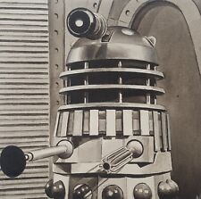 DR WHO DOCTOR WHO ORIGINAL ART - DALEK Canvas Painting 'The Power of the Daleks' for sale  LIVERPOOL
