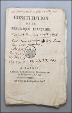 Constitution république fran� d'occasion  Salies-de-Béarn