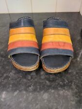 Gorgeous Pavers Wedge Mules Size 5/ Wide Fit for sale  Shipping to South Africa