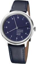 Relógio feminino Mondaine Helvetica 40 mm aço mostrador azul quartzo MH1.R2240.LD comprar usado  Enviando para Brazil