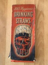 Vintage paper straws for sale  LOWESTOFT