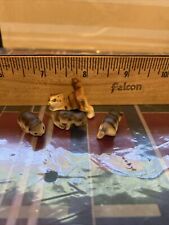 Porcelain Ceramic Mini Kitten Figurines Set of 4 JAPAN Vintage, used for sale  Shipping to South Africa