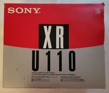 Cassete de rádio estéreo vintage Sony XR-U110 carro nova caixa aberta, usado comprar usado  Enviando para Brazil