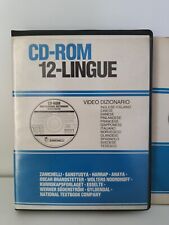 Video Dizionario Zanichelli 12 Lingue PC CD-ROM Fondo di Magazzino 1989 Retropc  usato  Prato