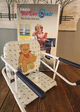 VTG Graco TOT-LOC Clip On Table Top High Chair Booster Seat Bear Honey RETRO  for sale  Shipping to South Africa