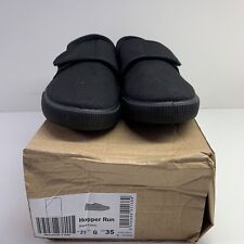 Used, Clarks Hopper Run Canvas Pumps School Shoes Plimsolls, Size UK 2.5G, Black for sale  Shipping to South Africa