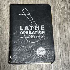 1937 Atlas Podręcznik obsługi tokarki i stoły maszynistów bardzo dobry na sprzedaż  Wysyłka do Poland