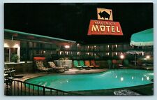 Cartão postal OU Pendleton Oregon c1950s View Motel Maverick piscina AB13 comprar usado  Enviando para Brazil