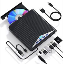 Unidade externa de CD DVD para PC laptop Windows 11 10 USB 3.0 gravador leitor gravador comprar usado  Enviando para Brazil