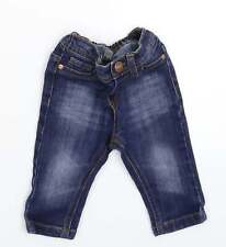 Merc Baby Blue Cotton Capri Jeans Size 3-6 Months Button for sale  Shipping to South Africa