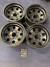 Jantes de 15 polegadas Chevy GMC Truck C10 15x8" 5x5 Lug 15" furo de bala vintage, usado comprar usado  Enviando para Brazil