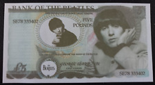 Usado, BILLETE DE 5 LIBRAS BEATLES GEORGE HARRISON COMO NUEVO segunda mano  Embacar hacia Argentina