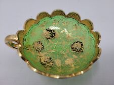 Fralda Moser tipo boêmio ouro levantado floral pergaminho verde século XIX  comprar usado  Enviando para Brazil
