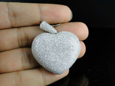 Deslumbrante pedra branca de corte redondo com design de coração polonês brilhante feminino comprar usado  Enviando para Brazil