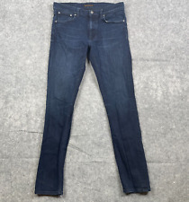 Jeans Nudie Co Lean Dean masculino azul lavagem escura reto tamanho 34x36 denim, usado comprar usado  Enviando para Brazil