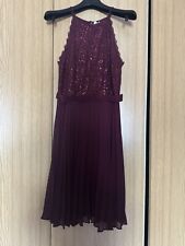 Abendkleid dunkelrot violett gebraucht kaufen  Kernstadt-Süd