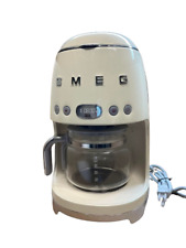 Máquina cafetera estilo retro Smeg, crema, usado segunda mano  Embacar hacia Argentina
