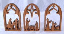 Carved wood nativity for sale  Davenport