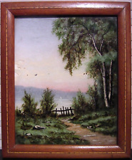 Antique reverse painting for sale  Huguenot