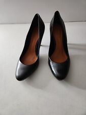 Sapatos femininos Schutz Pump Heels tamanho 5 couro preto stiletto slip on, usado comprar usado  Enviando para Brazil