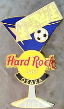 Hard Rock Cafe Osaka 2002 Copa Do Mundo Fifa Bola De Futebol Gol Azul martíni Pino 17805, usado comprar usado  Enviando para Brazil