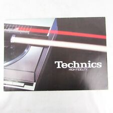 Technics 1980 brochure for sale  PORTSMOUTH