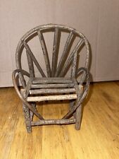 Usado, Cadeira miniatura varas de madeira dobrada arte popular para bonecas ou decoração 8” de altura comprar usado  Enviando para Brazil