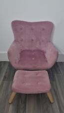 Kids pink armchair for sale  EDGWARE