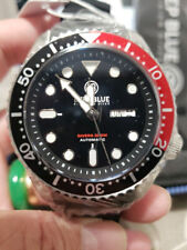 Relógio azul profundo mergulhador militar 300 44mm automático – mergulhador SS moldura vermelha/preta comprar usado  Enviando para Brazil