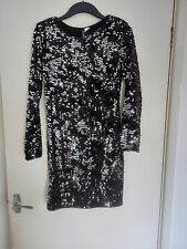 Black sequin dress for sale  FLEET