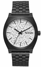Usado, Relógio analógico unissex Nixon A045-2613 Time Teller crackle pulseira de aço preta comprar usado  Enviando para Brazil