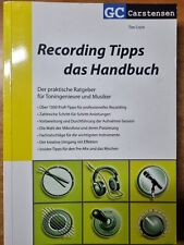 Recording tipps handbuch gebraucht kaufen  Biebesheim