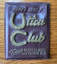 Old utica club for sale  Sparta