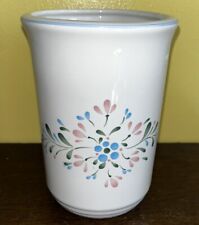 Porta-colher de madeira/utensílio floral Fascino 6" feito em Taiwan - belo design, usado comprar usado  Enviando para Brazil